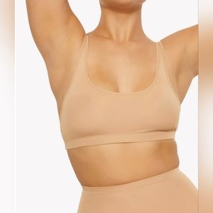 SKIMS Jelly Sheer Scoop Neck Bralette Clay/ XS,S,M, XL/ NWT